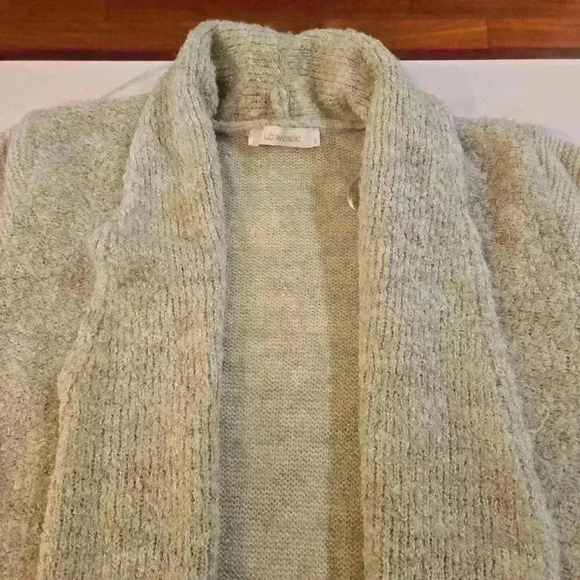 LC Waikiki Womens Long Sleeve Long Open Cardigan Taupe Size Small - Picture 4 of 11